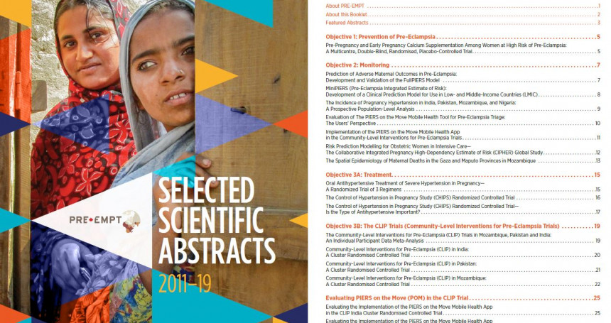 Abstracts | PRE-EMPT | Department of Obstetrics & Gynaecology
